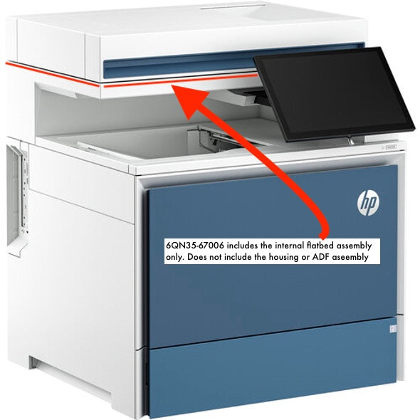 HP LaserJet Flatbed Assembly SSA 6QN35-67006