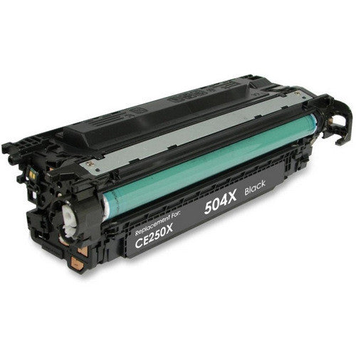 HP 504X Compatible Toner Cartridge, Black 11K High Yield, CE250X