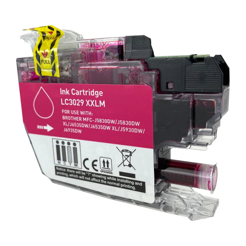 Brother J5830/J5930 Compatible InkJet Cartridge Magenta 1.5K Super High Yield, LC3029M