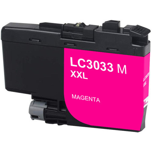 Brother J995 Compatible InkJet Cartridge Magenta 1500 Super High Yield, LC3033M