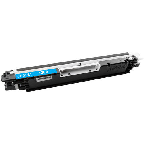 HP 126A Compatible Toner Cartridge, Cyan 1K Yield, CE311A
