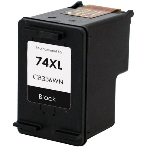 HP 74XL Remanufactured InkJet Cartridge Black 750 High Yield, CB336WN