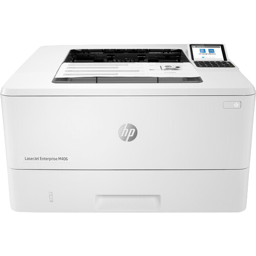 HP LaserJet M406dn Monochrome Printer (Refurbished), 3PZ15A