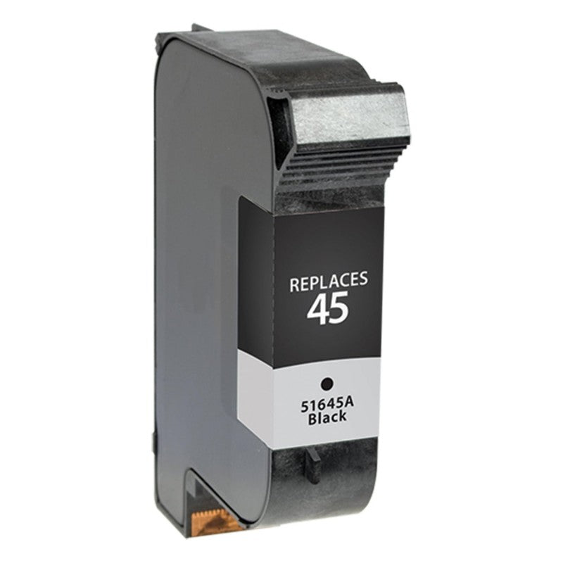 HP 45 Remanufactured InkJet Cartridge Black 930 Yield, 51645A