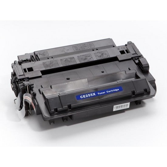 HP 55X Compatible Toner Cartridge, Black 12.5K High Yield, CE255X