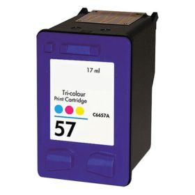 HP 57 Remanufactured InkJet Cartridge Tri-Color 500 Yield, C6657AN