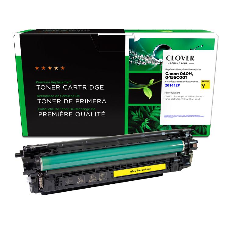 High Yield Yellow Toner Cartridge for Canon 0455C001 (040 H)