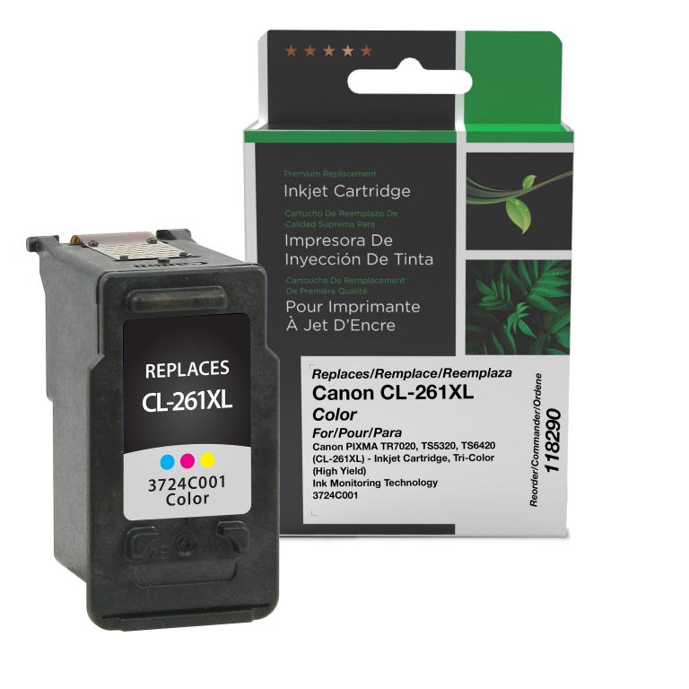 High Yield Color Ink Cartridge for Canon CL-261XL