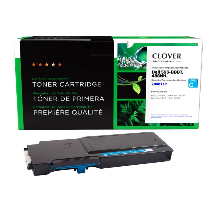 High Yield Cyan Toner Cartridge for Dell C2660