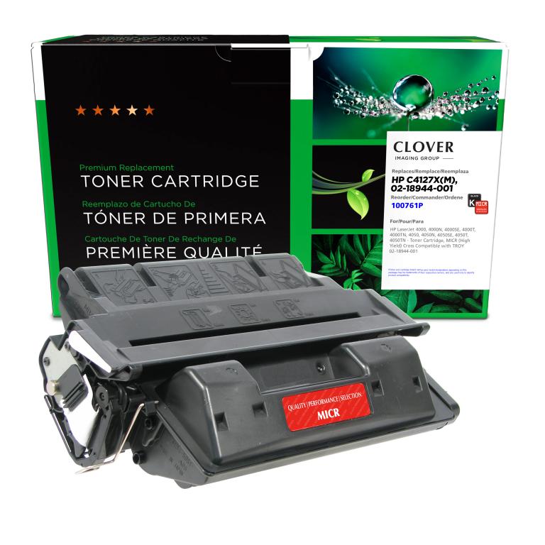 HP 4000, 4000N, 4000SE, 4000T, 4000TN, 4050, 4050N, 4050SE, 4050T, 4050TN (Refurbished) High Yield MICR Toner Cartridge,C4127X