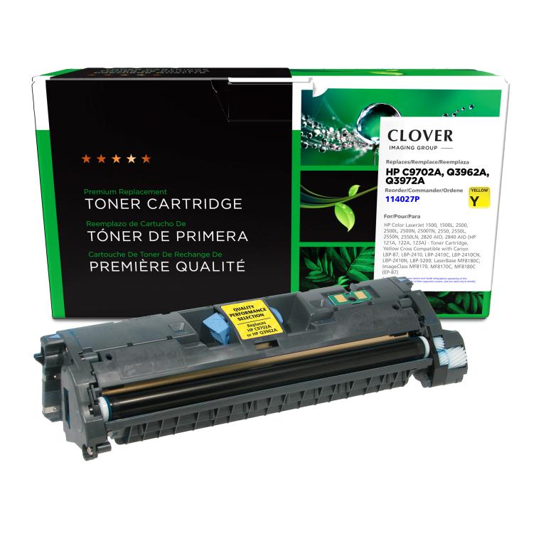 HP Color LaserJet 1500, 1500L, 2500, 2500L, 2500N, 2500TN, Yellow Toner Cartridge,C9702A