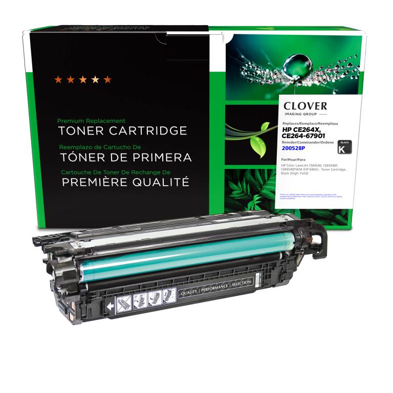 High Yield Black Toner Cartridge for HP CE264X (HP 646X)