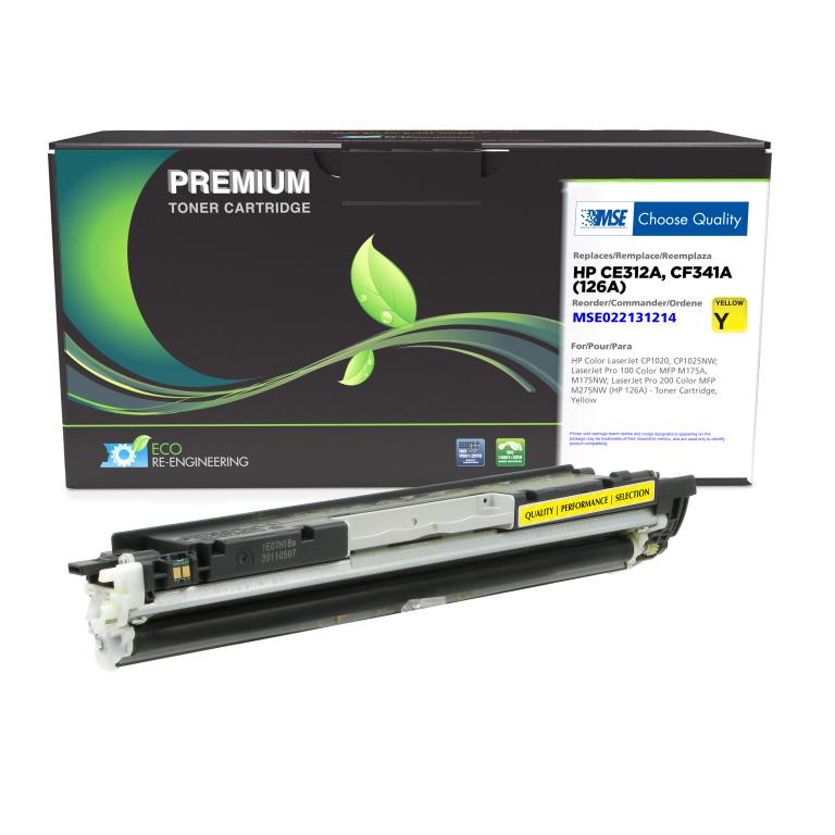 Yellow Toner Cartridge for HP CE312A (HP 126A)