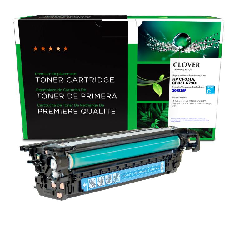Cyan Toner Cartridge for HP CF031A (HP 646A)