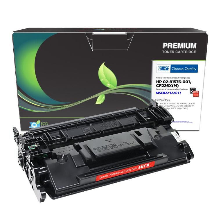 High Yield MICR Toner Cartridge for HP CF226X