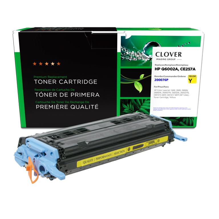 HP Color LaserJet 1600, 2600, 2600N, 2600DN, 2600DTN, 2605DN, 2605DTN, CM1015, CM1017 Yellow Toner Cartridge,Q6002A