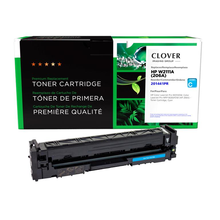 Cyan Toner Cartridge for HP W2111A (HP 206A)
