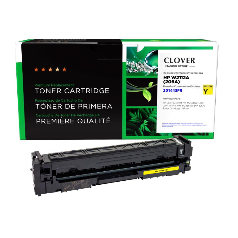 Yellow Toner Cartridge for HP W2112A (HP 206A)