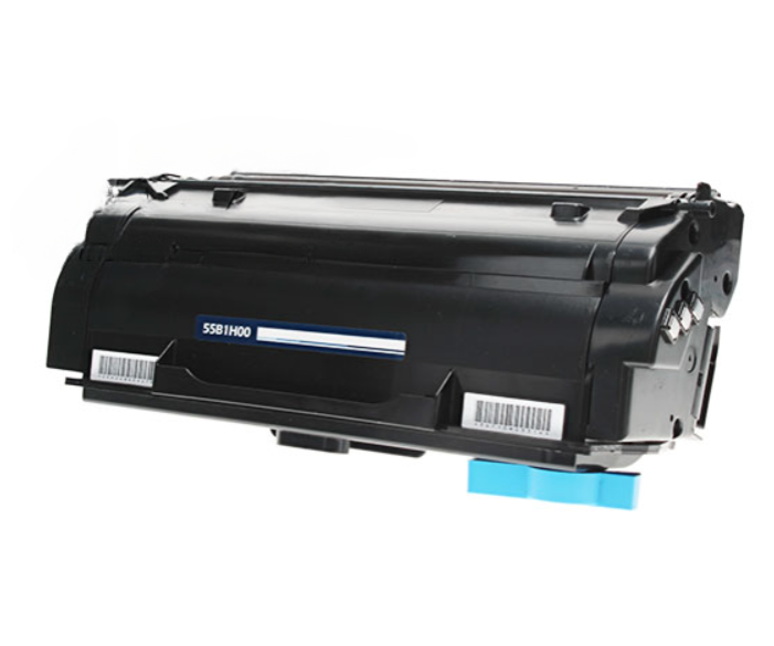 Lexmark 551H Toner Cartridge, Black 15K High Yield, 55B1H00