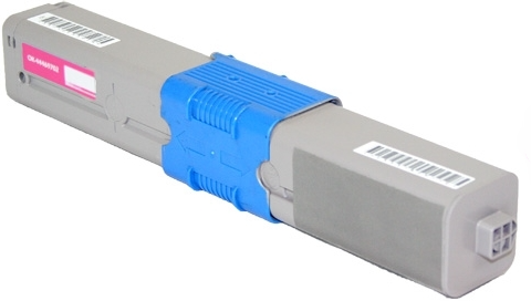 Okidata C330/C530 Remanufactued Toner Cartridge Magenta 3K Yield, 44469702