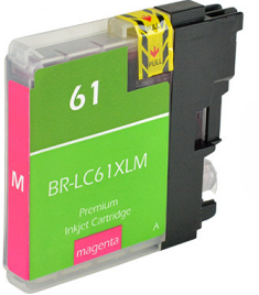Brother LC61/LC65 Compatible InkJet Cartridge Magenta 1700 High Yield, LC61M/LC65HYM