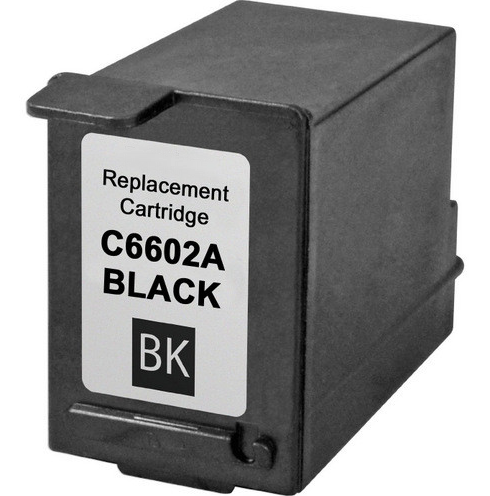 HP 6000/6080/6160 Remanufactured InkJet Cartridge Black 18 ML, C6602A