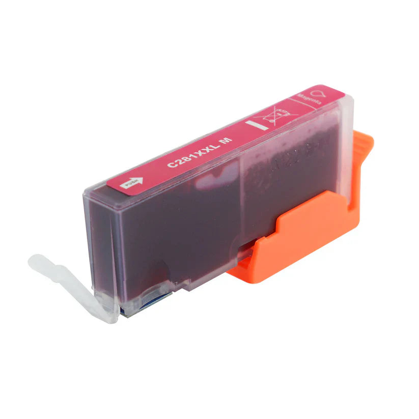Canon 281XXL Remanufactured InkJet Cartridge Magenta 11.7ml Extra High Yield, CLI-281M
