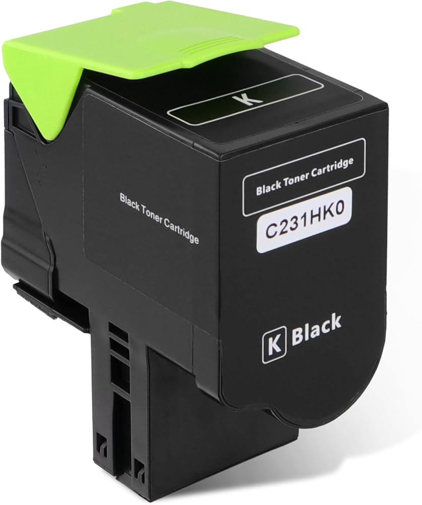 Lexmark Toner Cartridge, Black 3K High Yield, C231HK0