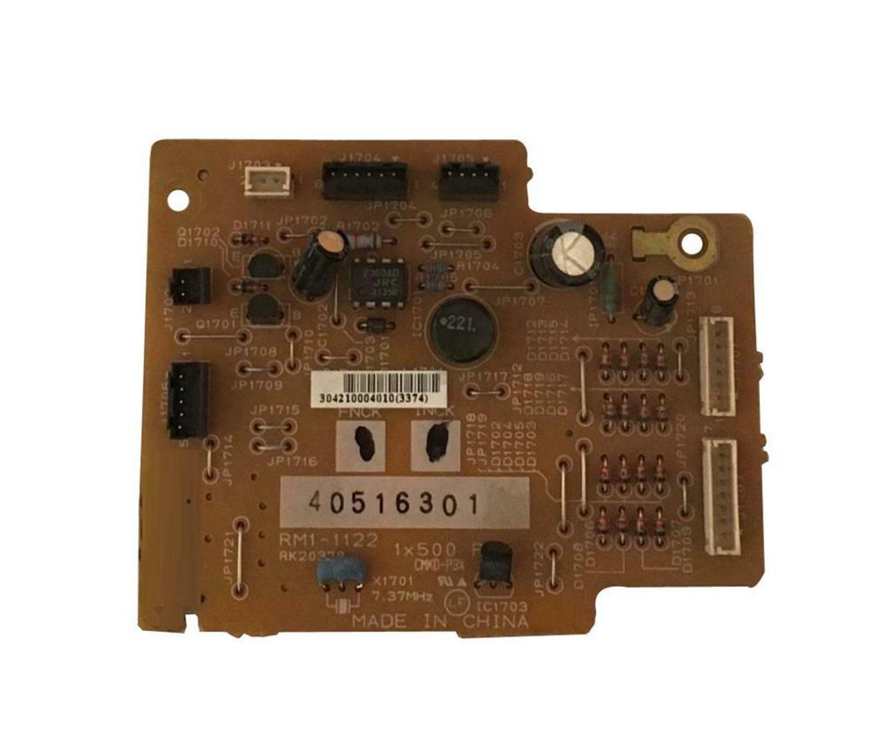 HP M4345/M4349/4200/4345 500-Sheet Feeder Driver PCA, RM1-1122