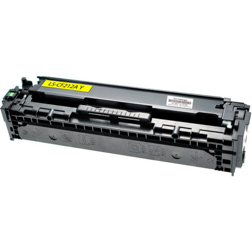 HP 131A Compatible Toner Cartridge, Yellow 1.8K Yield, CF212A