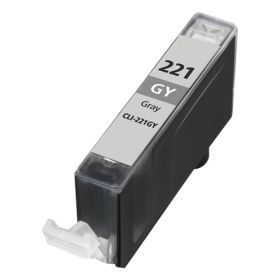 Canon CLI-221 Compatible InkJet Cartridge Gray 420 Yield, CLI-221GY