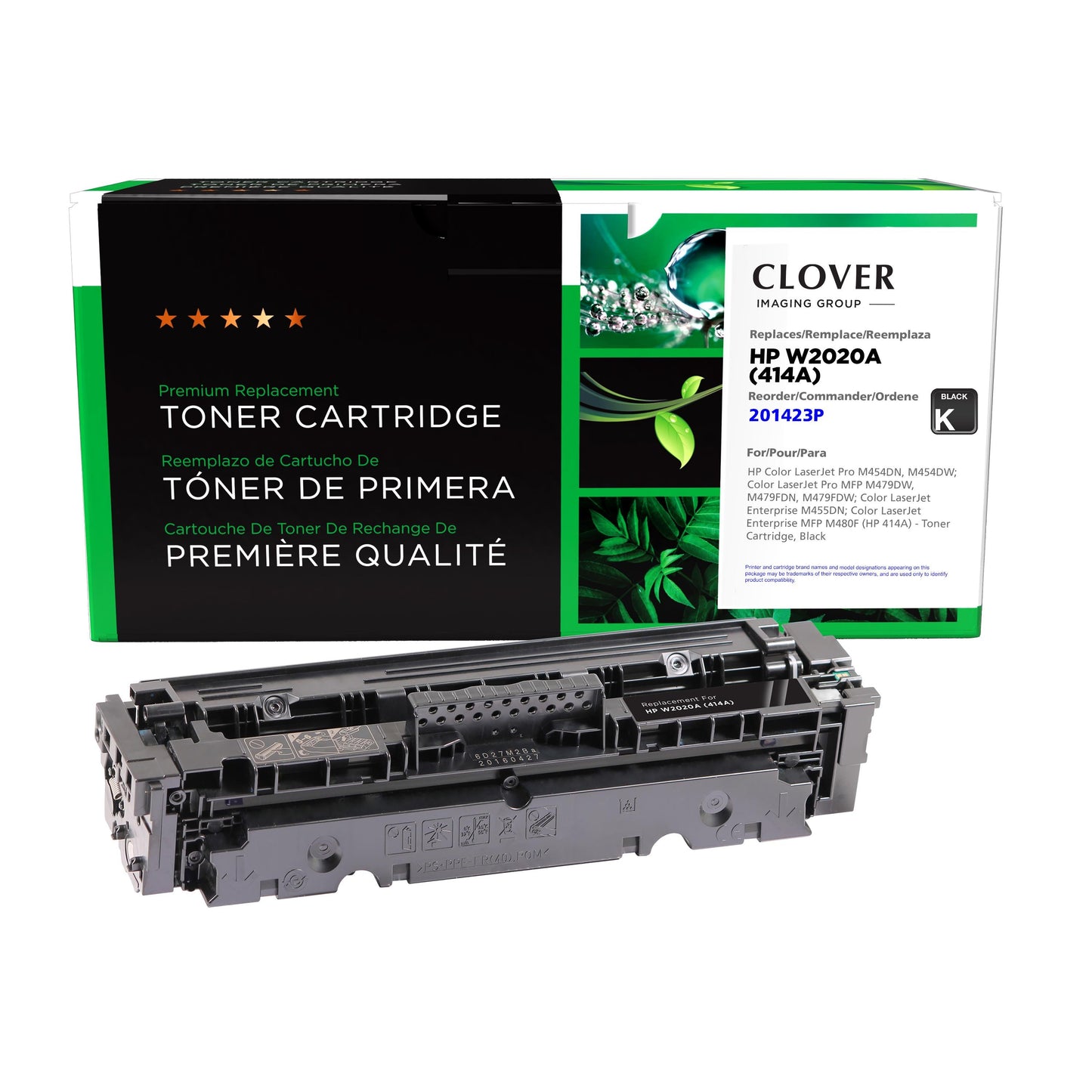 HP M455DN, M454DW, M479FDW, M480F (Remanufactured) Black Toner Cartridge, 201423P