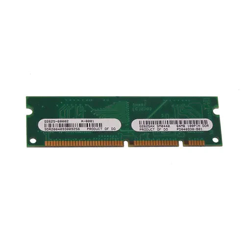 HP 2400/4250/4350/5200/9050 64MB DDR 100-Pin DIMM Memory, Q2625AX