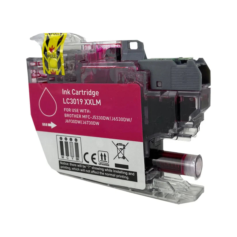 Brother J5330/J6530/J6930 Compatible InkJet Cartridge Magenta 1.5K Super High Yield, LC3019M