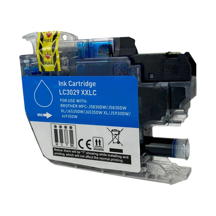Brother J5830/J5930 Compatible InkJet Cartridge Cyan 1.5K Super High Yield, LC3029C
