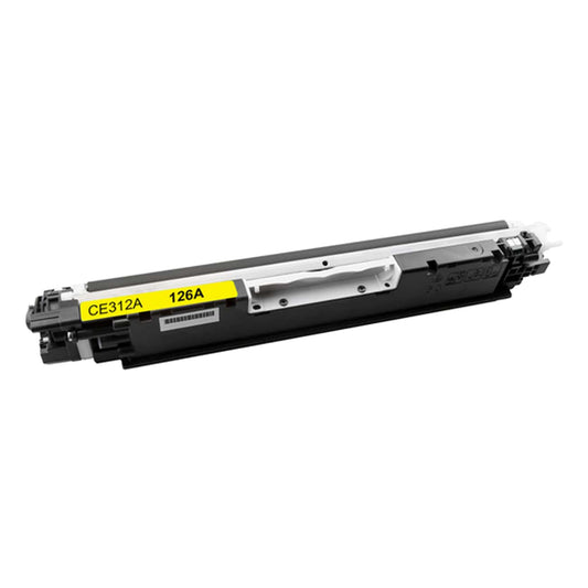HP 126A Compatible Toner Cartridge, Yellow 1K Yield, CE312A