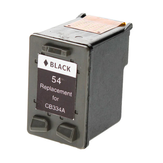 HP 54 Remanufactured InkJet Cartridge Black 600 High Yield, CB334AN