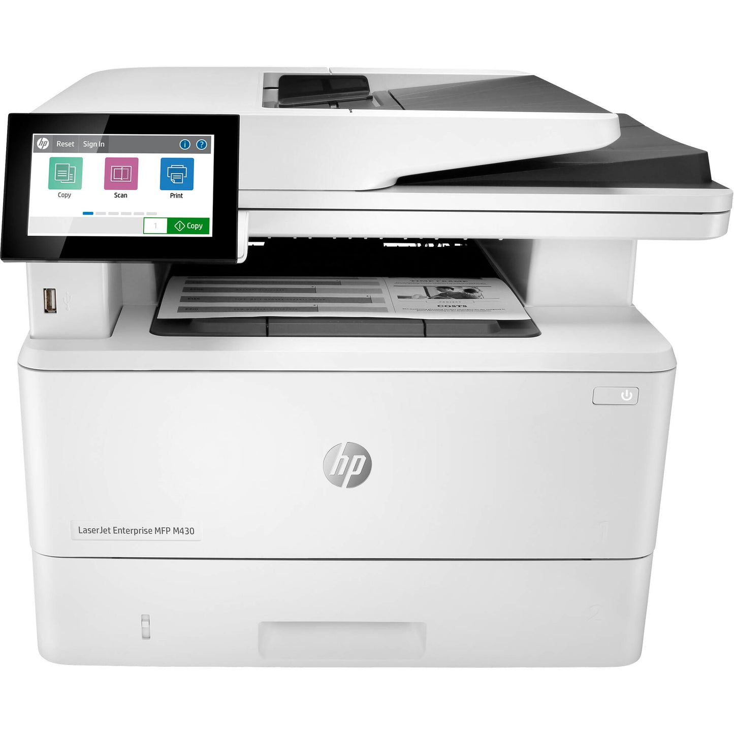HP LaserJet Enterprise MFP M430f Monochrome New Open Box 3PZ55A
