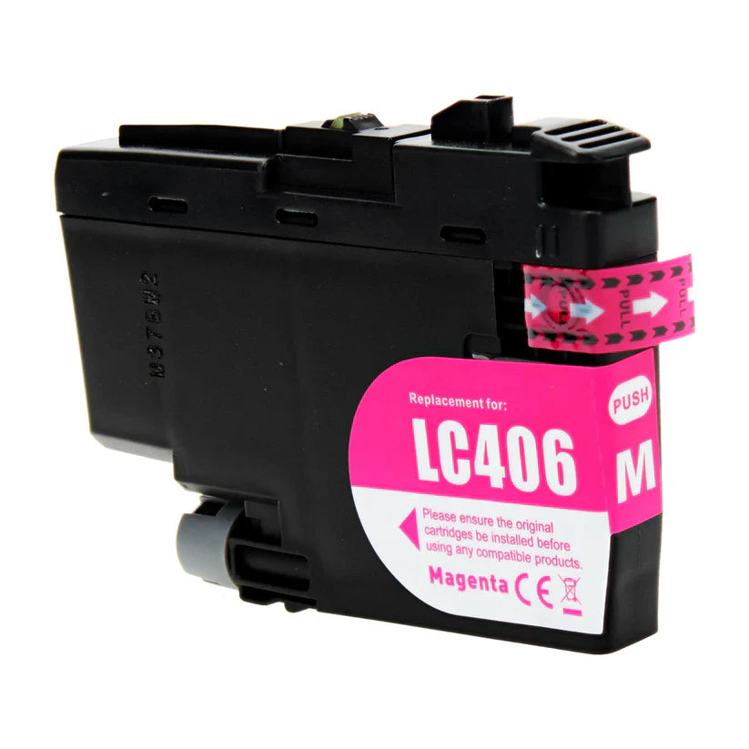 Brother J4335/J4345/J4535 Compatible Inkjet Cartridge Magenta 1500 Yield, LC406M