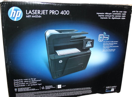 HP LaserJet Pro 400 M425dn NEW Multifunction Printer, CF286A