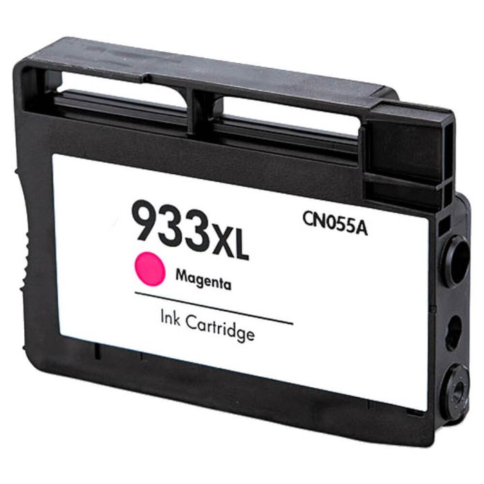 HP 933XL Remanufactured InkJet Cartridge Magenta 825 High Yield Read Ink Level, CN055AN