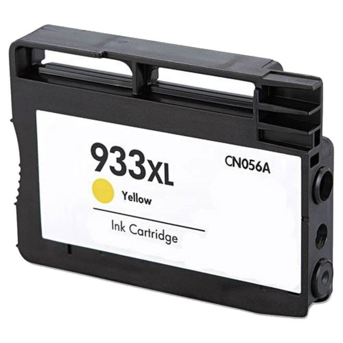 HP 933XL Remanufactured InkJet Cartridge Yellow 825 High Yield Read Ink Level, CN056AN