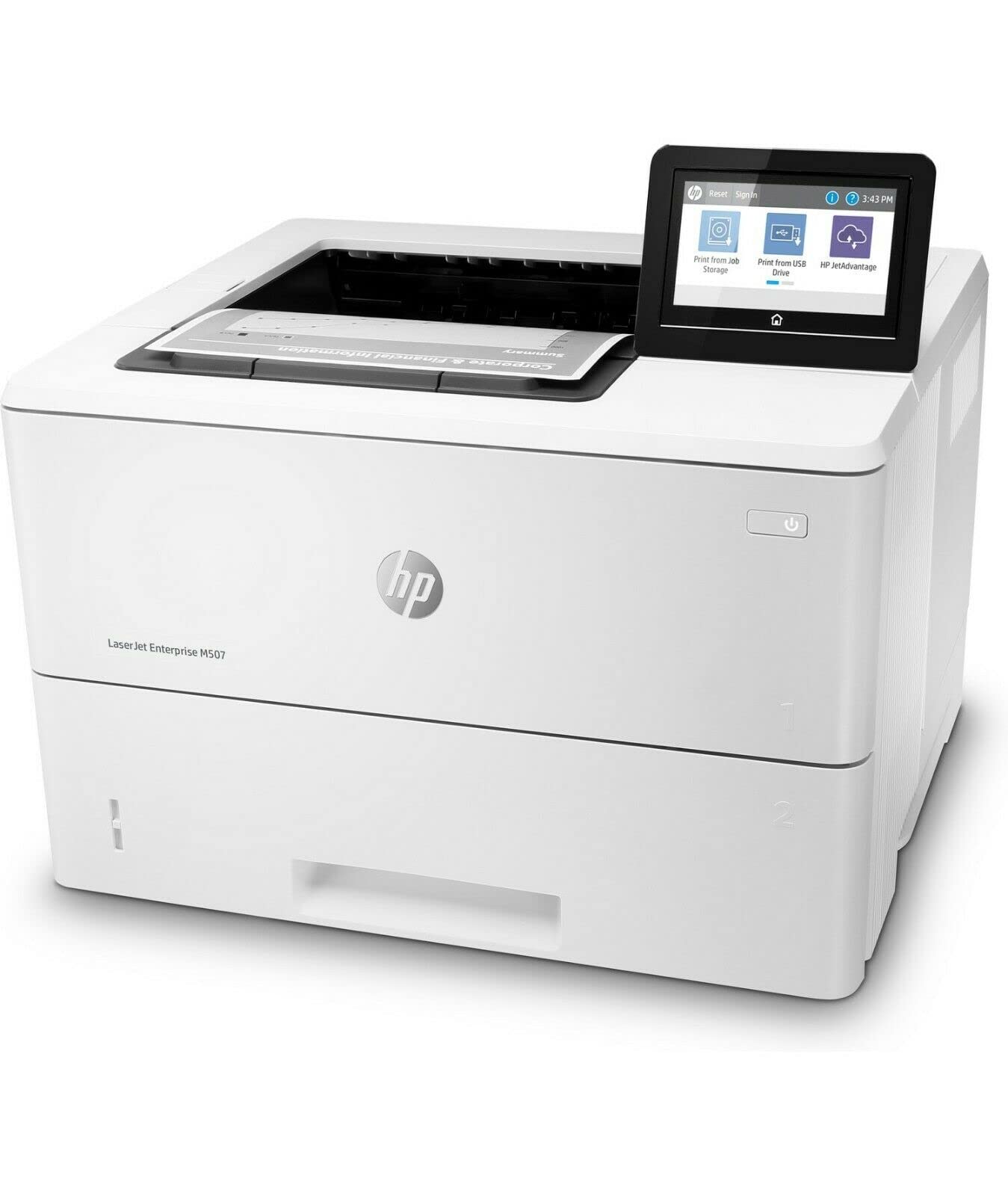 HP LaserJet Enterprise M507dng Monochrome Brand New Open Box 1PV89A