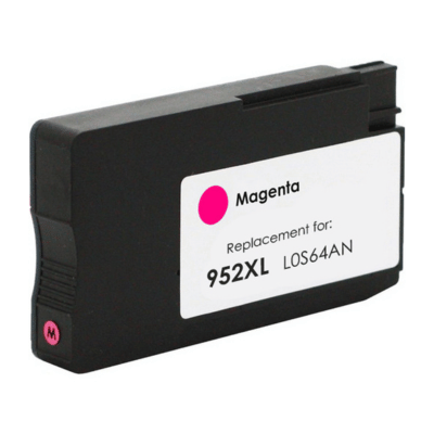HP 952XL Remanufactured InkJet Cartridge Magenta 1.6K High Yield, L0S64AN