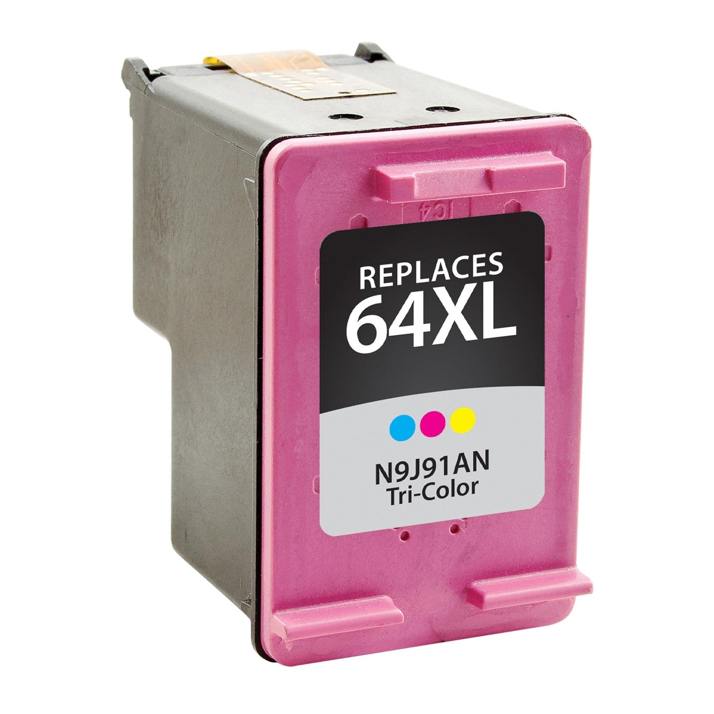 HP 64XL Remanufactured InkJet Cartridge Tri-Color 415 High Yield, N9J91AN                                                      =.3