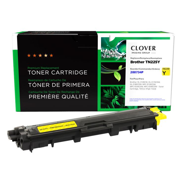 High Yield Yellow Toner Cartridge for Brother TN225
