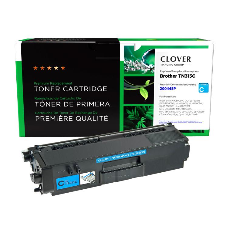 High Yield Cyan Toner Cartridge for Brother TN315