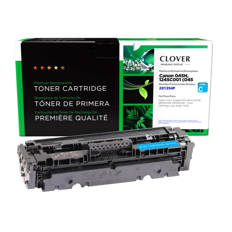 High Yield Cyan Toner Cartridge for Canon 1245C001 (045 H)