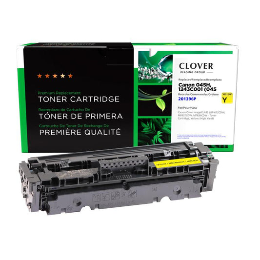 High Yield Yellow Toner Cartridge for Canon 1243C001 (045 H)