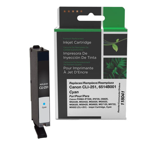 Cyan Ink Cartridge for Canon CLI-251
